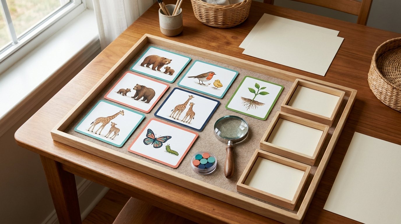 Three-step science snapshot for Family Trait Detectives.